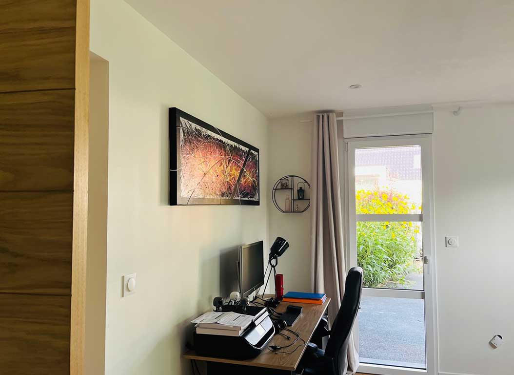 EXTENSION EN OSSATURE BOIS A AUCHY LES ORCHIES (HAUTS DE FRANCE)