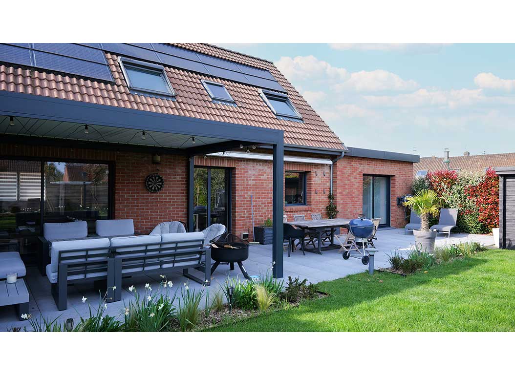 EXTENSION EN OSSATURE BOIS A SANTES (HAUTS DE FRANCE)